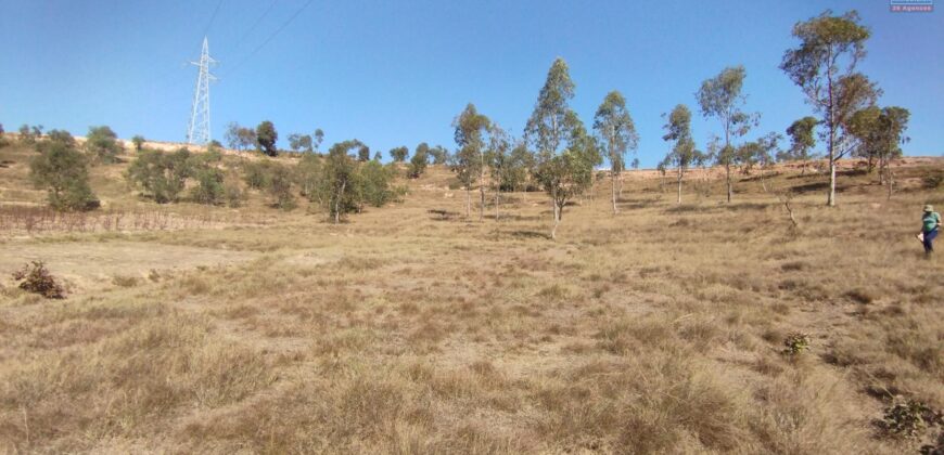 A vendre vaste terrain de 9958 m2 avec vue dégagée sur les alentours situé en bord de route à Fenoarivo Morarano