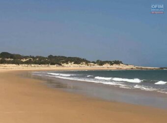 A vendre terrain constructible de 15 hectares situé en bord de mer à Morondava