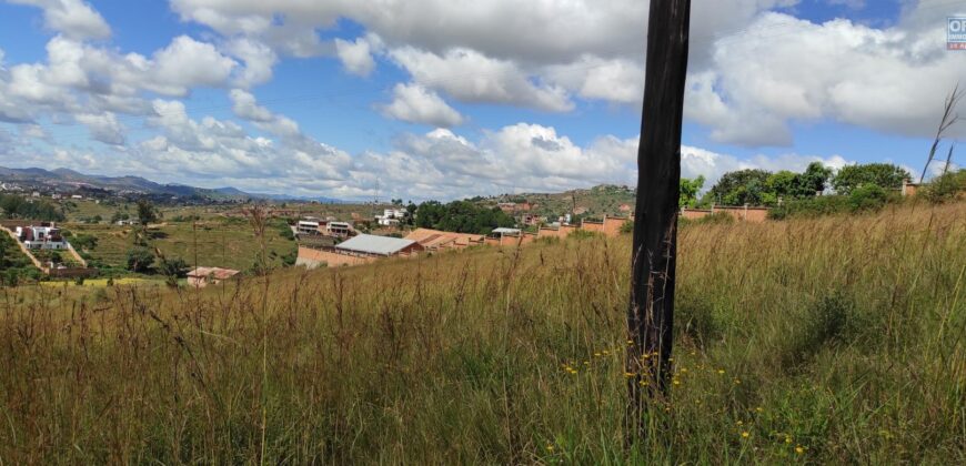 Vente d’un terrain exceptionnel de 13000 m2 situé dans un quartier résidentiel à Manazary Ilafy