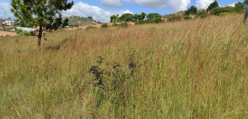 Vente d’un terrain exceptionnel de 13000 m2 situé dans un quartier résidentiel à Manazary Ilafy