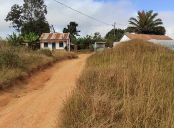 A vendre un beau terrain de 1200 m2 situé en bord de route dans un quartier en pleine expansion à Ilafy